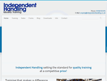 Tablet Screenshot of independenthandling.co.uk